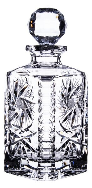 Onte Crystal Bohemia Crystal ručně broušená karafa na whisky Větrník 800 ml