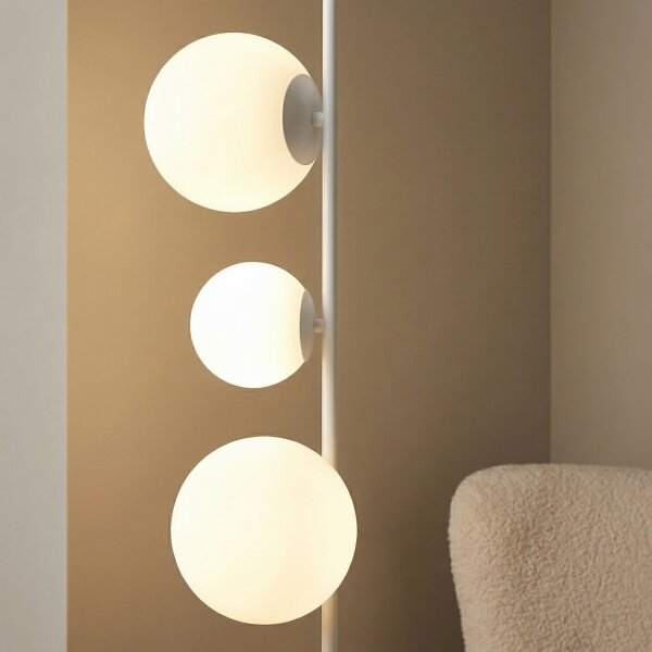 Stojací lampa ETNO 4xG9/8W/230V bílá