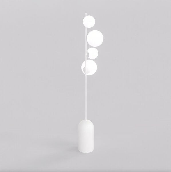 Stojací lampa ETNO 4xG9/8W/230V bílá