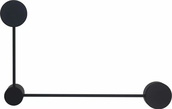 LED Nástěnné svítidlo JOY 2xGX53/6W/230V černá