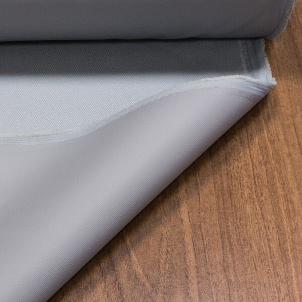 Slunečníkovina/kočárkovina nepropustná KORDURA PVC FLAT 900 světle šedá 260 g/m2, š.150cm (látka v metráži)