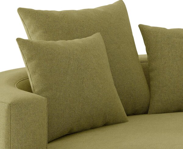 POHOVKA BIG SOFA, textil, olivově zelená Livetastic - Pohovky, Online Only