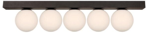 Zuma Line 1202 - Stropní svítidlo SPHERE 5xG9/8W/230V černá