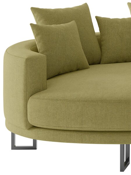 POHOVKA BIG SOFA, textil, olivově zelená Livetastic - Pohovky, Online Only