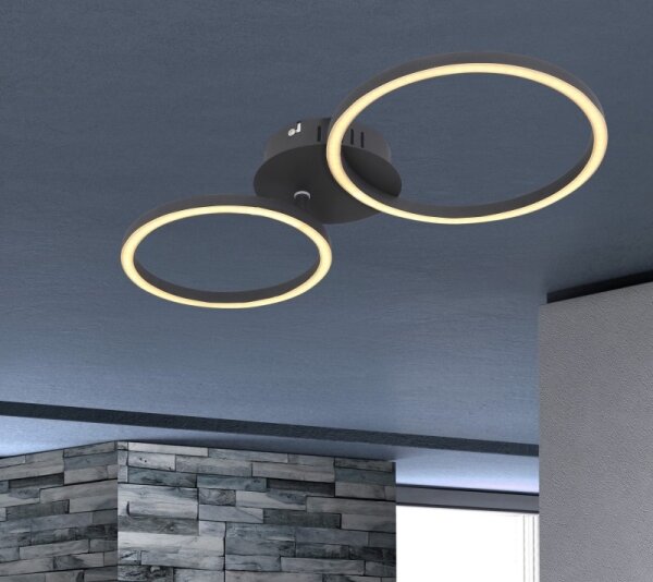 Globo 67233-24S - LED Přisazený lustr KENDY LED/24W/230V