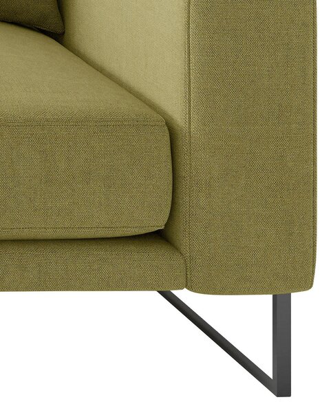 POHOVKA BIG SOFA, textil, olivově zelená Livetastic - Pohovky, Online Only