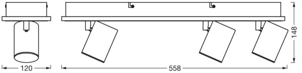 Ledvance - LED Bodové svítidlo DECOR MARS LED/41W/230V