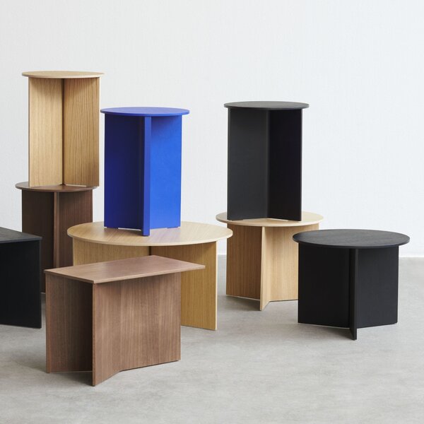 HAY Konferenční stolek Slit Wood, XL Black
