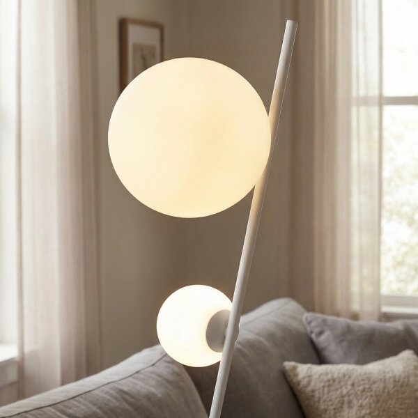 Stojací lampa TATU 2xG9/8W/230V bílá