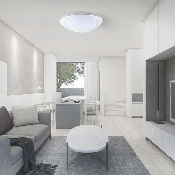 LED Stmívatelné stropní svítidlo LED/40W/230V 3000-6500K 45 cm bílá + DO