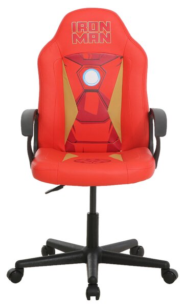 HERNÍ ŽIDLE, vzhled kůže, červená, barvy zlata Marvel - Online Only kancelářské židle, Online Only