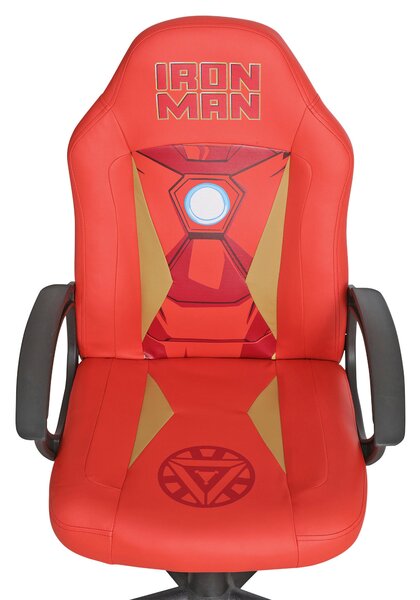 HERNÍ ŽIDLE, vzhled kůže, červená, barvy zlata Marvel - Online Only kancelářské židle, Online Only