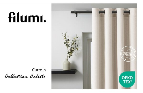 Krémový dimout závěs 200x250 cm Calisto – Filumi