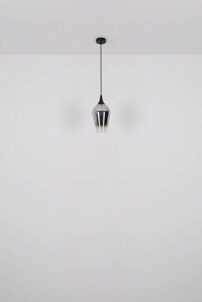 Globo 15552H3 - Lustr na lanku LAVUS 1xE27/60W/230V pr. 18 cm černá