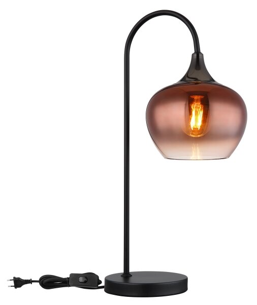 Globo 15548TG - Stolní lampa MAXY 1xE27/40W/230V měděná