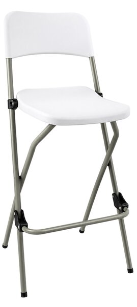 Skládací bistro stolek Ø 80 cm, výška 110 cm + 2 barové židle