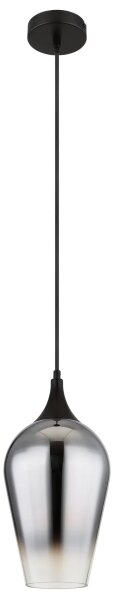 Globo 15552H3 - Lustr na lanku LAVUS 1xE27/60W/230V pr. 18 cm černá