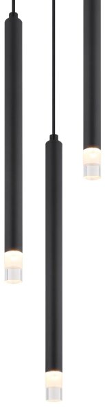 Globo 15629-3 - Lustr na lanku BLAKE 3xG9/4W/230V pr. 24 cm černá