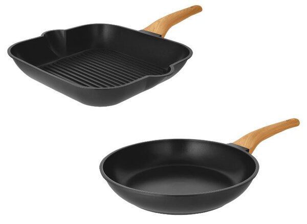 Silvercrest® Grilovací pánev / Pánev z hliníkové litiny, Ø 28 cm (100404740)