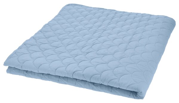 Livarno® Přehoz na postel, 220 x 240 cm (modrá) (100405603001)