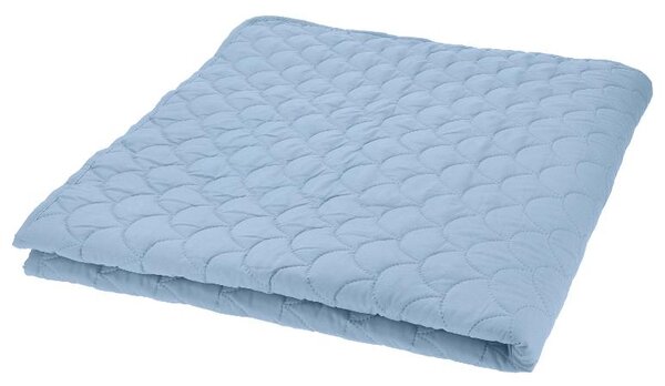 Livarno® Přehoz na postel, 220 x 240 cm (modrá) (100405603001)