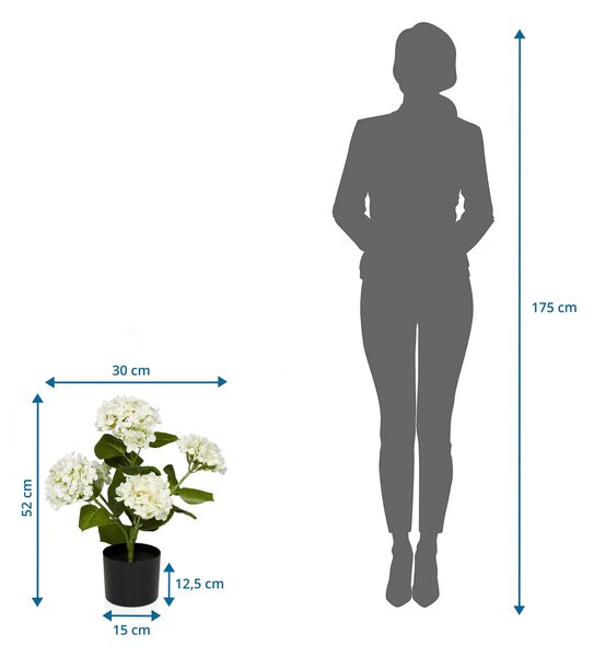 UMĚLÁ ROSTLINA hortenzie MID.YOU - Umělé rostliny, Online Only