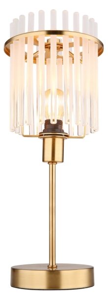 Globo 15698TM - Stolní lampa GORLEY 1xE14/40W/230V pr. 15 cm zlatá