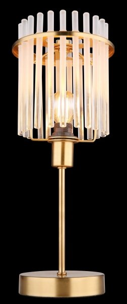Globo 15698TM - Stolní lampa GORLEY 1xE14/40W/230V pr. 15 cm zlatá