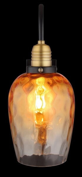 Globo 15786W - Nástěnná lampa SALVY 1xE27/60W/230V oranžová