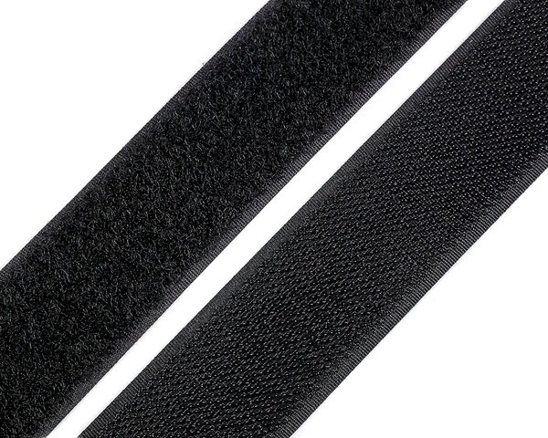 Stoklasa Suchý zip háček + plyš 780022/2 černý, šířka 3cm (v metráži)