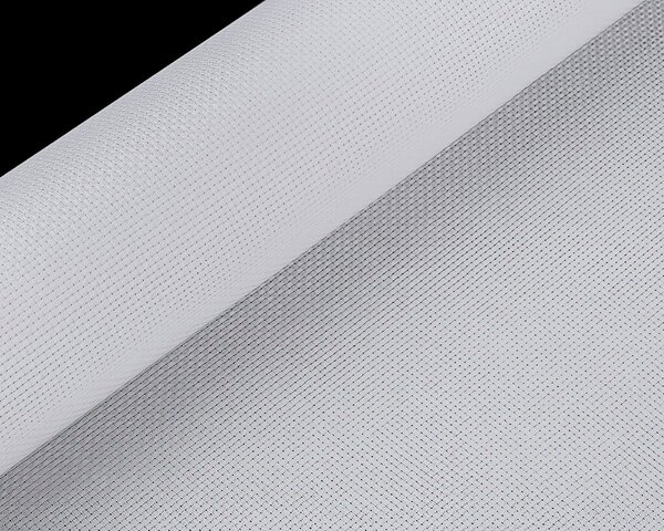 Stoklasa Vyšívací látka KANAVA 5 jednobarevná bílá 380634/1, š.50cm (látka v metráži)
