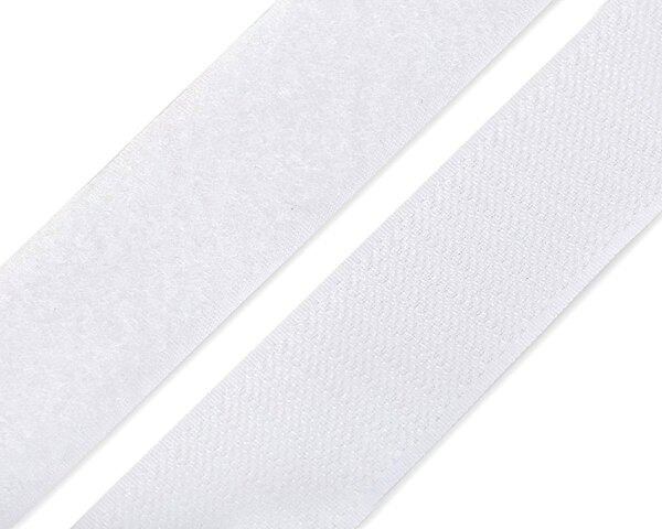 Stoklasa Suchý zip háček + plyš 780022/1 bílý, šířka 3cm (v metráži)