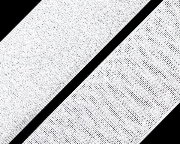 Stoklasa Suchý zip háček + plyš 750186 bílý, šířka 10cm (v metráži)