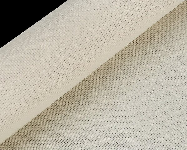 Stoklasa Vyšívací látka KANAVA 5 jednobarevná vanilková 380634/2, š.50cm (látka v metráži)