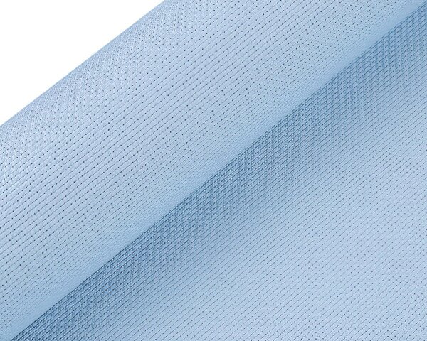 Stoklasa Vyšívací látka KANAVA 5 jednobarevná pomněnková modrá 380634/6, š.50cm (látka v metráži)