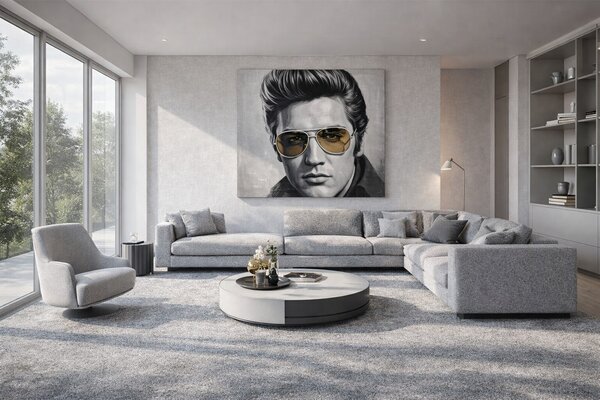 ITC, Metrážový koberec Velvet Rock 6994, na míru, šíře 4m, šedá, twinback (filc+juta), komerční prostory