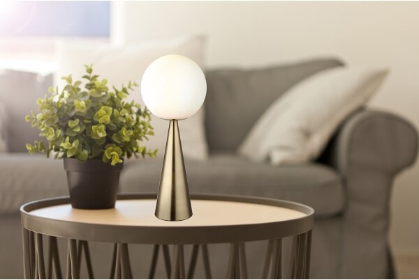 Globo 21031M - Stolní lampa PINPAL 1xE27/40W/230V mosaz