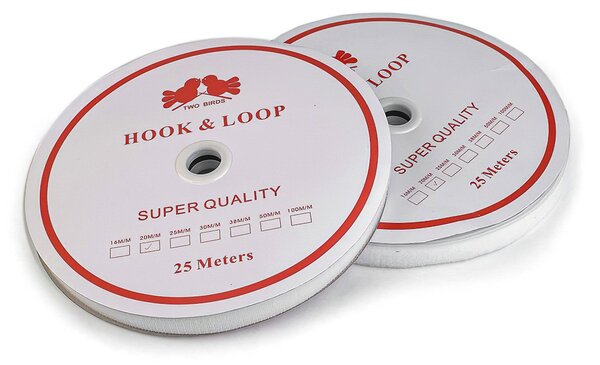 Stoklasa Suchý zip háček + plyš 750502 bílý, šířka 2cm (v metráži)