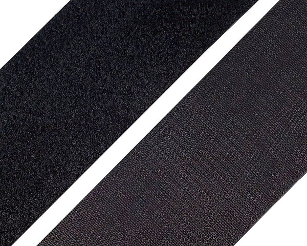Stoklasa Suchý zip háček + plyš 750186 černý, šířka 10cm (v metráži)