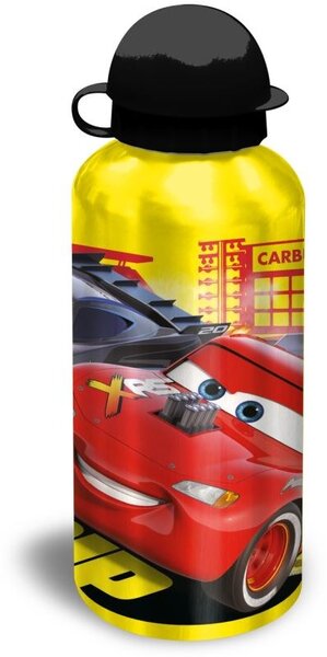 EUROSWAN ALU láhev Cars yellow Hliník, Plast, 500 ml
