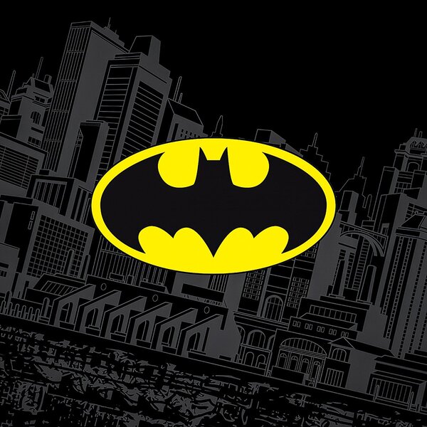 Carbotex Magický dětský froté ručník BATMAN, černý, 30x30cm