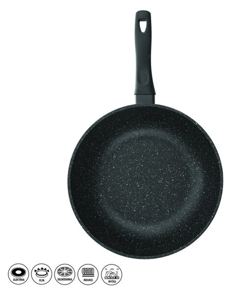 WOK pánev s nepřilnavým povrchem Pfluon Granit Orion Grande, ⌀ 30 cm