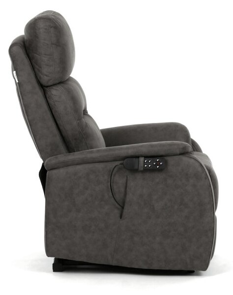 Polohovací křeslo černé, elektrické TV-L8904 BK3