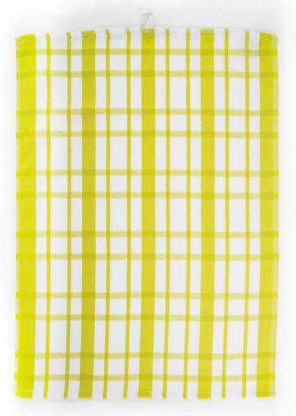 Etex kuchyňské utěrky EGYPTSKÁ BAVLNA U03, extra kvalita, zelené káro, 3 kusy, 50x70cm