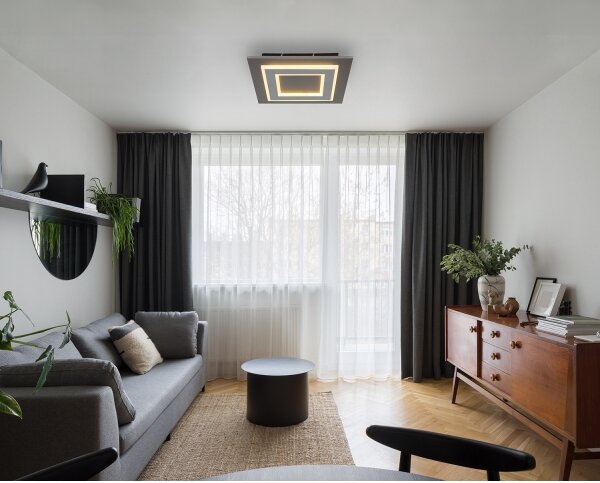 Globo 48033-24 - LED Stropní svítidlo JAYDEN LED/24W/230V 32x32 cm antracit