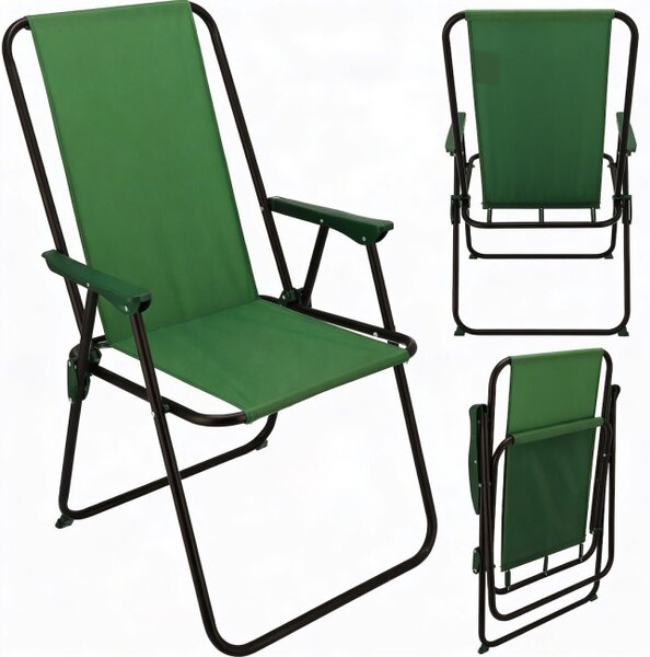 Zahradní skládací židle VERDE zelená