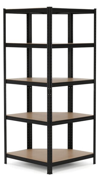 Regál 75x180x75 cm černý AUR-G2075 BK