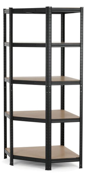 Regál 75x180x75 cm černý AUR-G2075 BK