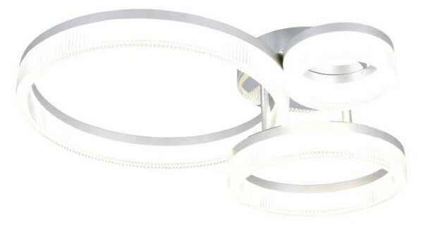 Trio Leuchten R63293106 MOVA - Stropní moderní lustr v lesklém chromu, LED 32W, 4200lm, 4000K, 51 x 40,5cm (Moderní stropní lustr )