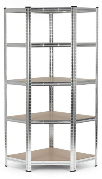 Regál 75x180x75 cm stříbrný AUR-G2075 SIL